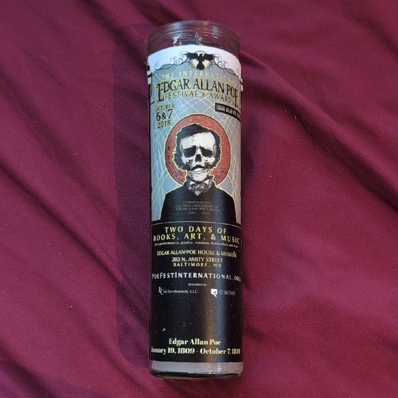 Magic Light Quality Candles Other - 2018 Edgar Allan Poe Festival & Awards Candle